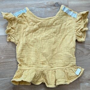 7 for all mankind 3t yellow top